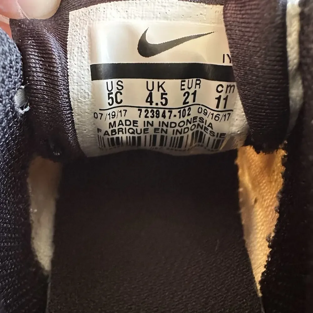 Nike Little Posite One Sneakers 723947 102‎ Size 5c Toddler Air Foamposite